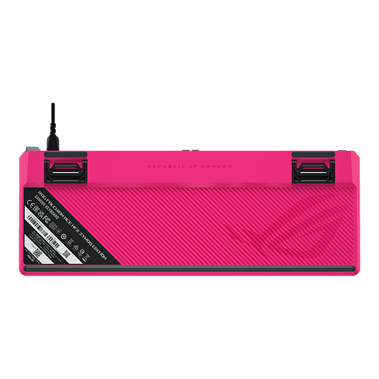 Clavier PC Asus ROG Falchion ACE HFX - Zywoo Edition - Autre vue
