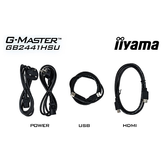Écran PC iiyama G-Master GB2441HSU-B1 Black Hawk - Autre vue