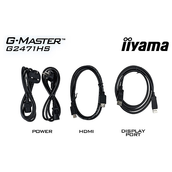 Écran PC iiyama G-Master G2471HS-B1 Red Eagle - Autre vue