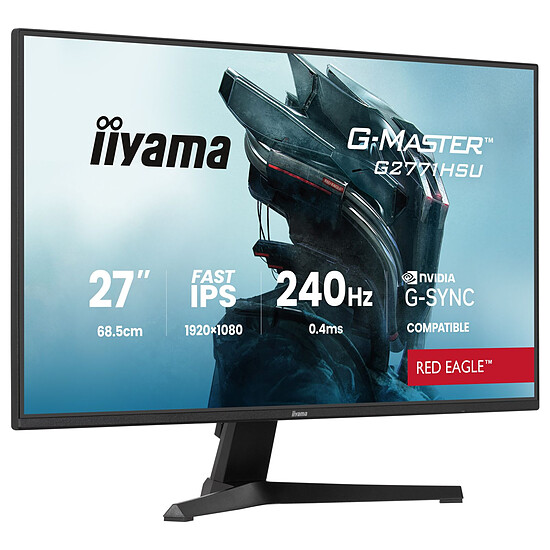 Écran PC iiyama G-Master G2771HSU-B1 Red Eagle  - Autre vue