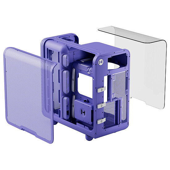 Boîtier PC Hyte X50 TG - Violet - Autre vue