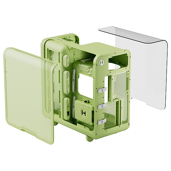 Boîtier PC Hyte X50 TG - Vert - Autre vue