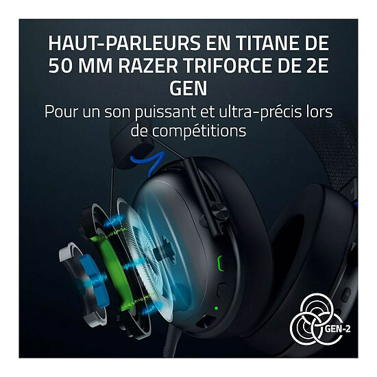 Casque micro Razer Blackshark V3 for PlayStation - Noir - Autre vue