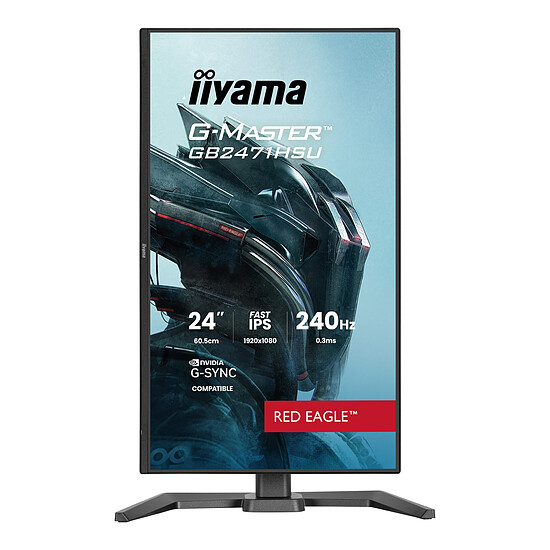 Écran PC iiyama G-Master GB2471HSU-B1 Red Eagle - Noir - Autre vue