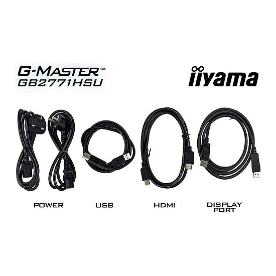 Écran PC iiyama G-Master GB2471HSU-B1 Red Eagle - Noir - Autre vue
