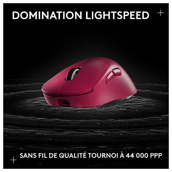 Souris PC Logitech G Pro X Superlight 2 DEX - Rose - Autre vue