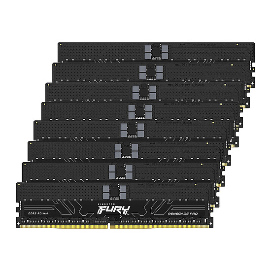 Mémoire Kingston FURY Renegade Pro - 128 Go (8 x 16 Go) - DDR5 6000 MHz CL32  