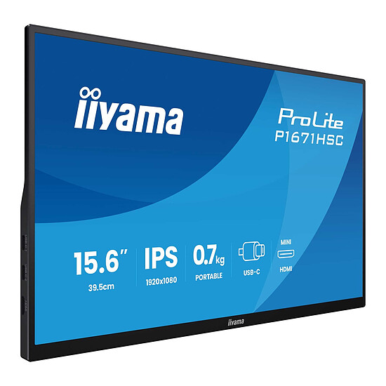 Écran PC iiyama Prolite P1671HSC-B1 - Autre vue