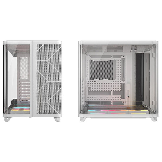 Boîtier PC Corsair AIR 5400 LX-R RGB iCUE LINK - Blanc - Autre vue