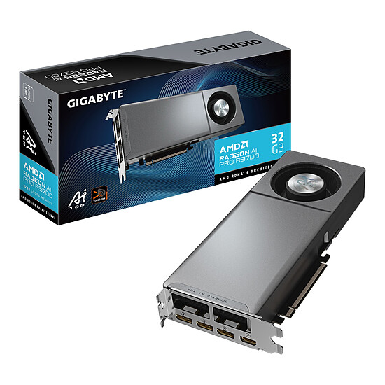 Carte graphique Gigabyte Radeon AI PRO R9700 AI TOP 32G - Autre vue