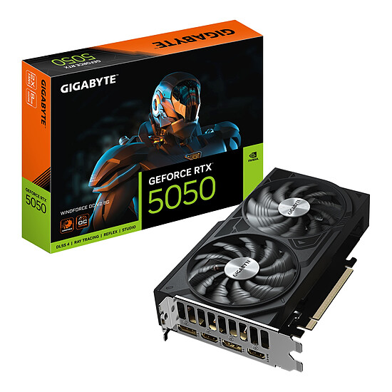 Carte graphique Gigabyte GeForce RTX 5050 WINDFORCE OC V2 8G - Autre vue