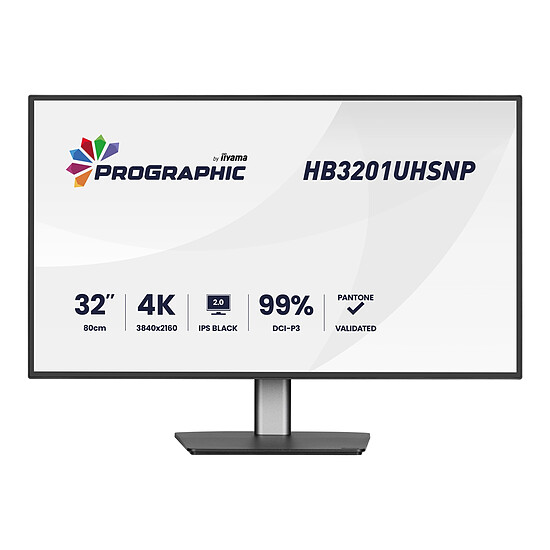 Écran PC iiyama ProGraphic HB3201UHSNP-B1 - Autre vue