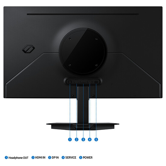 Écran PC Samsung Odyssey G5 S27FG500SU - Autre vue