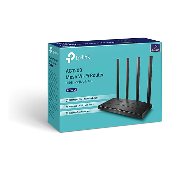 Routeur et modem TP-Link Routeur Archer C6 WiFi AC1200 double bande - Autre vue
