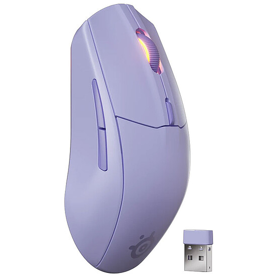 Clavier souris gamer SteelSeries Combo 3 - Lavande - Autre vue