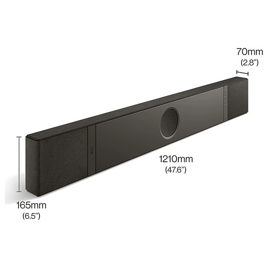 Barre de son KEF XIO - Noir - Autre vue