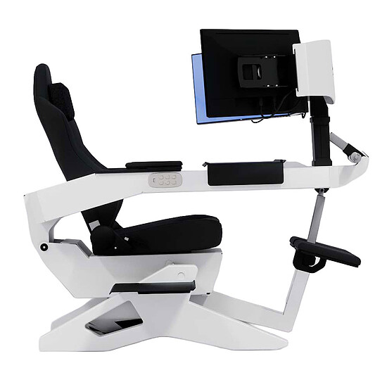 Bureau gamer MWE LAB Emperor S2 Blanc alpin - Autre vue