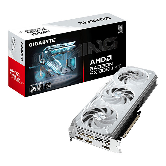 Carte graphique Gigabyte Radeon RX 9060 XT GAMING OC ICE 16G - Autre vue