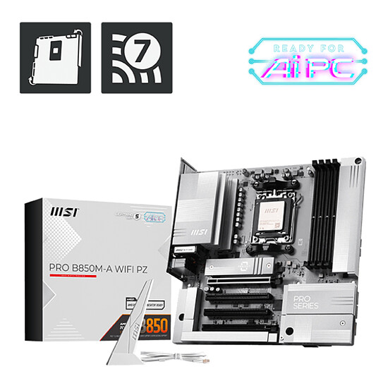 Carte mère MSI PRO B850M-A WIFI PZ - Autre vue