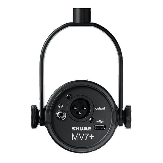 Microphone Shure MV7+ Noir - Autre vue