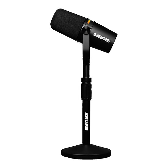 Microphone Shure MV7+ Noir avec pied de table - Autre vue