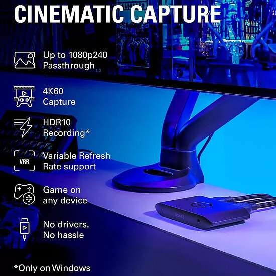 Montage et acquisition vidéo Elgato Game Capture 4K S - Autre vue