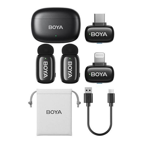 Microphone Boya mini 2-01 (Noir) - Autre vue