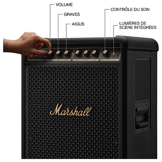 Enceinte de soirée Marshall Bromley 750 Noir - Enceinte de soirée - Autre vue