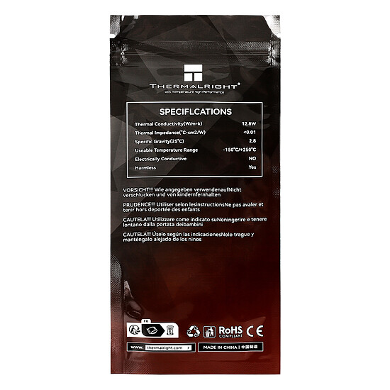 Pâte thermique PC Thermalright TF7 - 4 g - Autre vue
