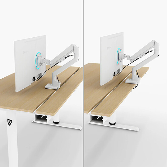 Bureau gamer Arozzi Arena Nordico - Bois clair - Autre vue