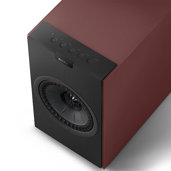 Enceintes HiFi / Home-Cinéma KEF Coda W Vintage Burgundy - Rouge - Autre vue