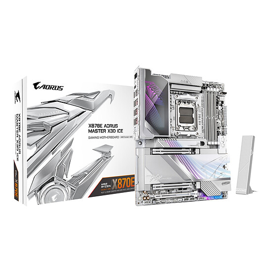 Carte mère Gigabyte X870E AORUS MASTER X3D ICE - Autre vue