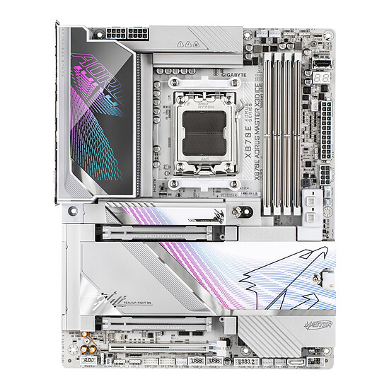 Carte mère Gigabyte X870E AORUS MASTER X3D ICE - Autre vue