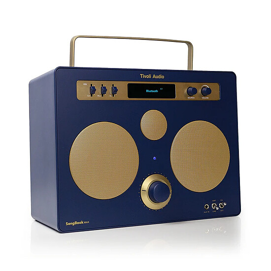 Enceinte sans fil Tivoli Audio SongBook Max - Bleu/Or - Autre vue