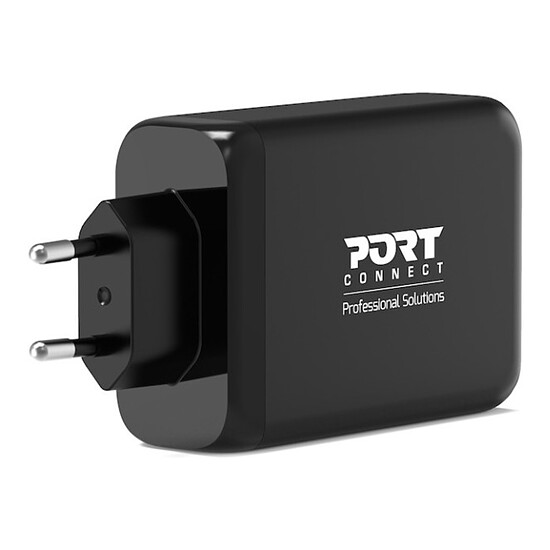 Chargeur PC portable PORT Connect Chargeur mural GaN 130W USB-C avec câble - Autre vue