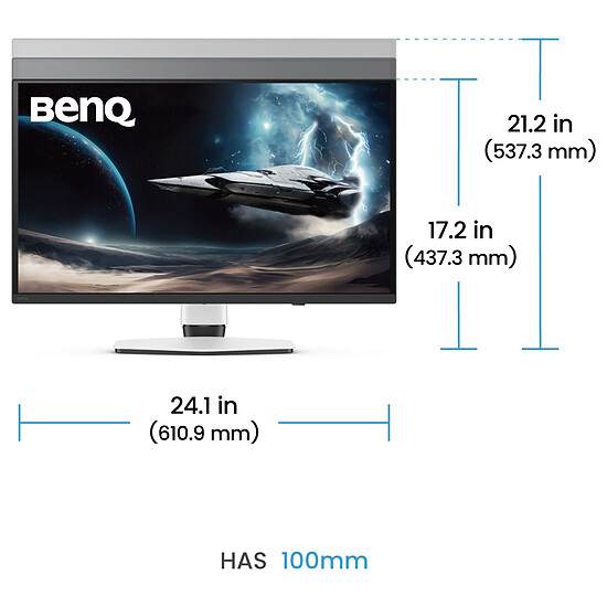 Écran PC BenQ MOBIUZ EX271UZ - Autre vue