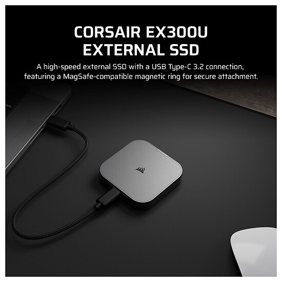 SSD externe Corsair EX300U - 4 To - Autre vue