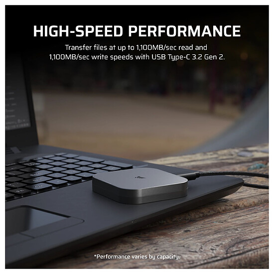 SSD externe Corsair EX300U - 1 To - Autre vue
