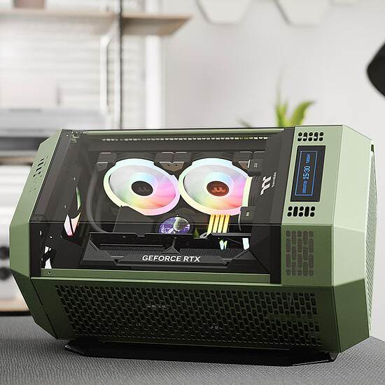 Accessoires divers boîtier Thermaltake Kit de support de boitier The Tower 300 - Vert - Autre vue