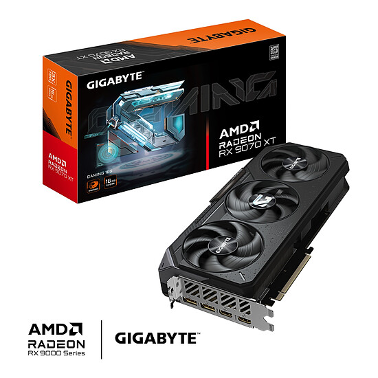 Carte graphique Gigabyte Radeon RX 9070 XT GAMING 16G - Autre vue