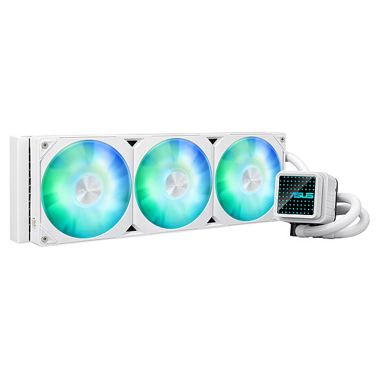 Watercooling AIO Asus PRIME LC360 ARGB LCD - Blanc - Autre vue