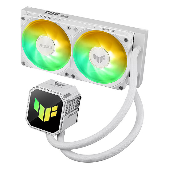 Watercooling AIO ASUS TUF Gaming LC III 240 ARGB LCD - Blanc - Autre vue