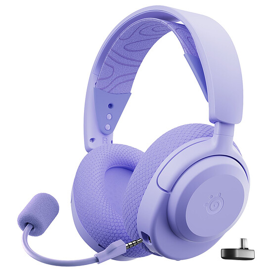 Casque micro SteelSeries Arctis Nova 3P Wireless - Lavande - Autre vue