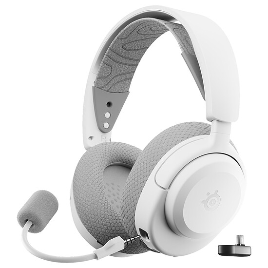 Casque micro SteelSeries Arctis Nova 3P Wireless - Blanc - Autre vue