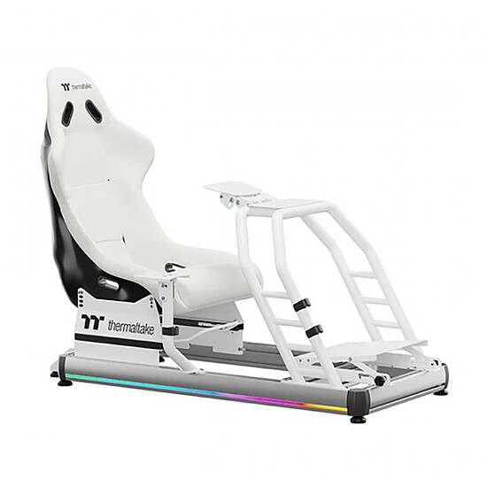 Cockpit / Siège de simracing Thermaltake GR500 - Blanc - Autre vue