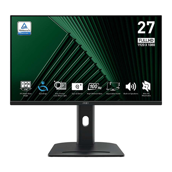 Écran PC MSI PRO MP275PG - Autre vue