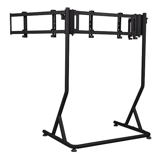 Support d'écran simracing Thermaltake Triple Racing Monitor Stand Pro - Noir - Autre vue