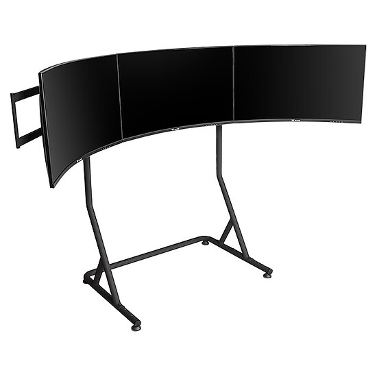 Support d'écran simracing Thermaltake Triple Racing Monitor Stand Pro - Noir - Autre vue