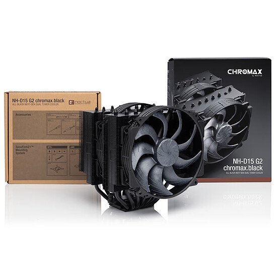 Ventirad Noctua NH-D15 G2 Chromax Black - Autre vue