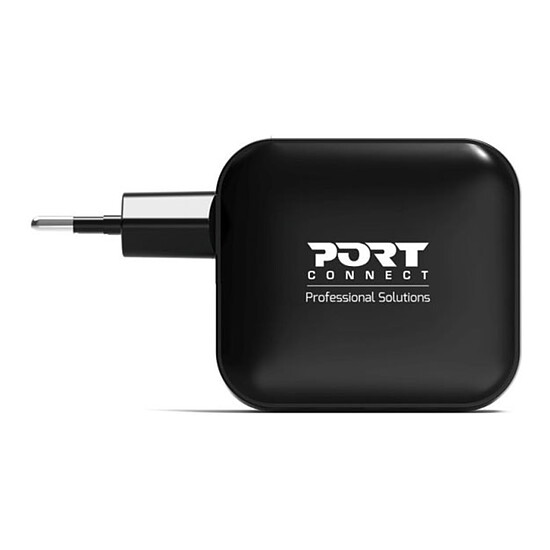 Chargeur PORT Connect Chargeur Secteur USB-C Power Delivery 100W GaN + Câble 2 m - Autre vue